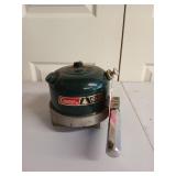 Coleman CLX adjustable, lamp base only, with vise