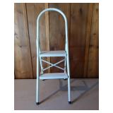 Metal folding 2-ft step ladder