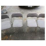 Set of 4 folding chairs