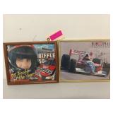 Asst nascar, Indy memorabilia 9x11 & 11x18