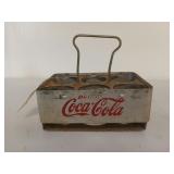 Aluminum Coca-Cola six pack carrier