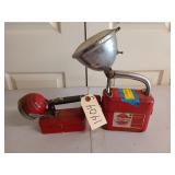 Big beam flashlight, with smaller red