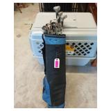 Golf bag w/ 11 clubs
