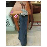 Voit golf bag w/ 7 Wilson clubs