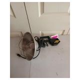 Shop light with clamp for table, works