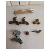 Waterspouts, and a cannon ball, and an old