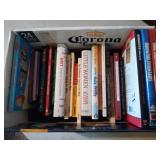 Box of asst books, 2 Marlboro country cookbooks,