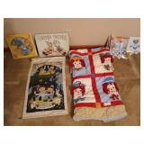 Raggedy Ann and Andy collection: crib quilt, wall