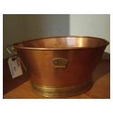 Copper? planter, made in India 8 x 15 x 10