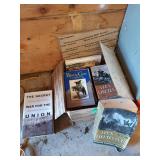 Box of Civil War themed books