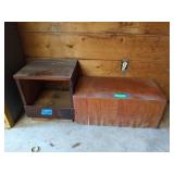Set of two wooden boxes / drawers