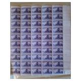 50 ct 1947 Utah centennial three cent stamps