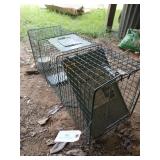 Gently used animal trap, 12x11x 32 in