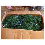 7 and 1/2 ft German Black Forest slim pre-lit