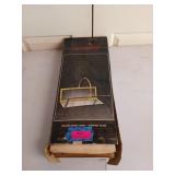 The log basket,  brass and glass log holder, new