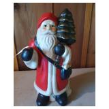 Ceramic Santa figurine 16"