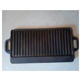 Cast iron griddle 17x9