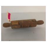 Old wooden rolling pen handmade by James Bush