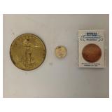 Replica $20 walking Liberty coin, Nevada