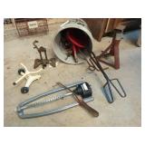 Plastic 5 gallon bucket of asst tools,