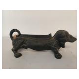 Cast iron dog boot scraper 14"