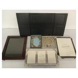 Asst lovely picture frames, photo collage display