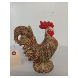 Ceramic rooster by Julia Barrow 8"