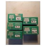 RCBS shell holders: No. 1, 2, 3, 6, 17