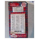 Hostess shopping list 1959 Norris Buy-Way