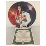 The Bradford exchange Elvis "the vision"