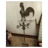 Rooster weathervane 48" copper/bronze