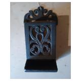 Cast iron match holder 7x3
