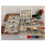 Large selection of bias tape, flower accessories,