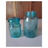 Blue Ball quart, pint jars