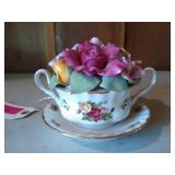 Royal Albert Old country roses cup of soup
