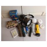 Lots of great flashlights / stick on lights, all