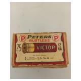 25 rds 12 ga 2 5/8" 1 oz 4 shot shells