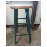 Wooden barstool 29.5" seat height