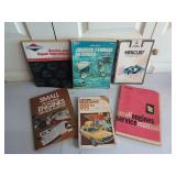 Six assorted manuals, includes engine repair,