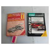 Two Auto repair books, one is Ford mustang and