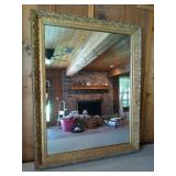 Ornate framed mirror 47x37