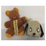 Antique stuffed animals