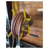 50 ft air hose on reel with wall mount