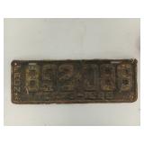1929 Texas license plate 14x5