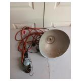 Set of two drop lights for a shop, works