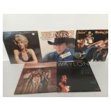 Country vinyl albums, blankets, picture frames,