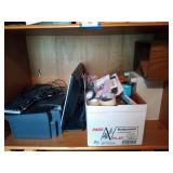 Desk contents / office supplies