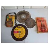 Saw blades, DeWalt chop saw wheel, 3/4 in bar