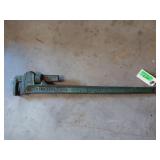 Green rigid pipe wrench, 32 in