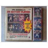 1991 baseballs 100 hottest players set, unopened